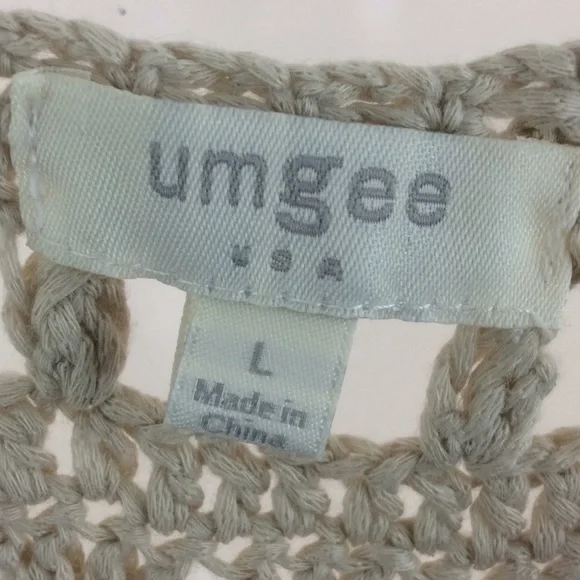 Umgee Crocheted Vest Size L - Picture 2 of 5